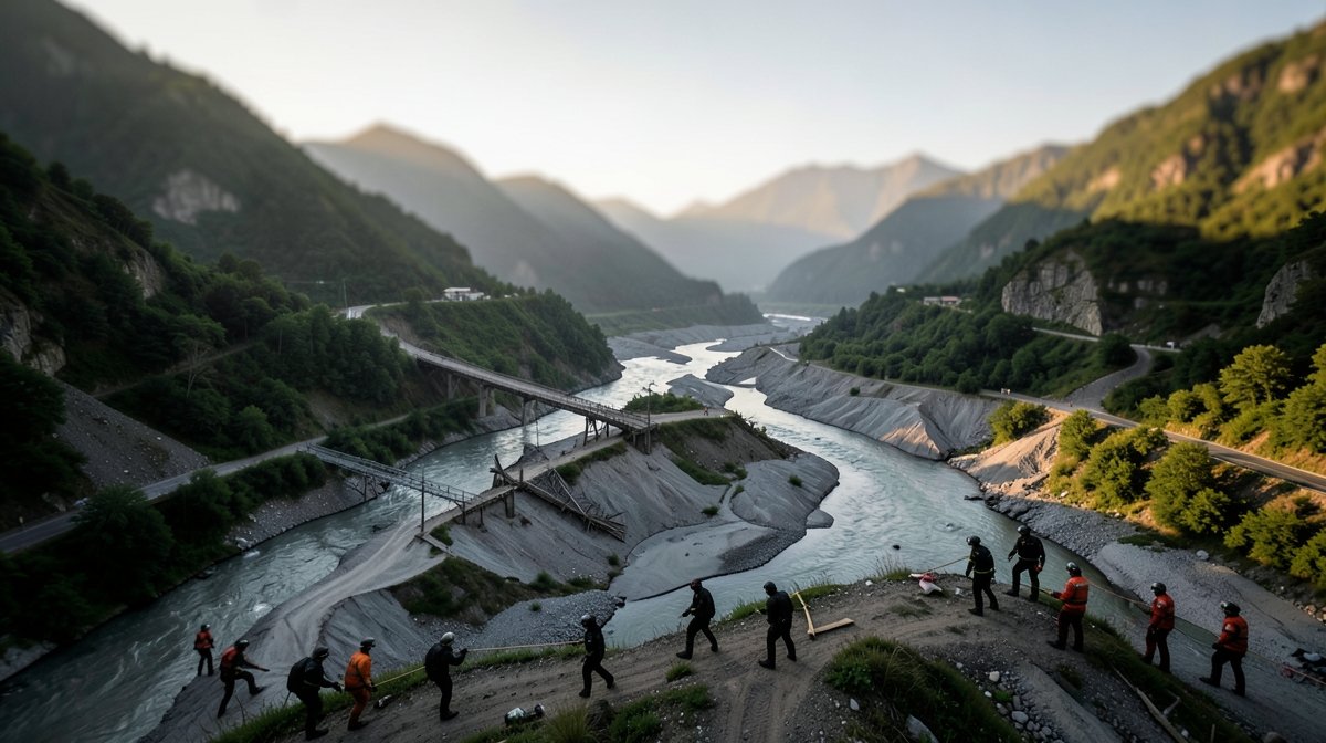 Glacier Collapse Triggers Deadly Flash Floods Across Himalayan Border
